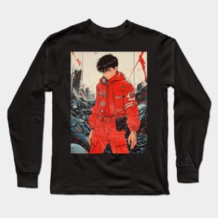 Akira Unleashed: Cyberpunk Masterpiece, Psychic Power Saga, and Fan Art Fusion Long Sleeve T-Shirt